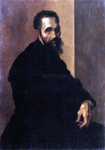  Jacopino Del Conte Portrait of Michelangelo - Canvas Art Print