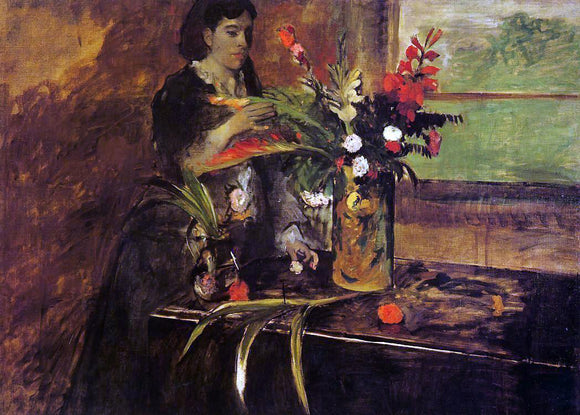  Edgar Degas Portrait of Mme. Rene De Gas, nee Estelle Musson - Canvas Art Print