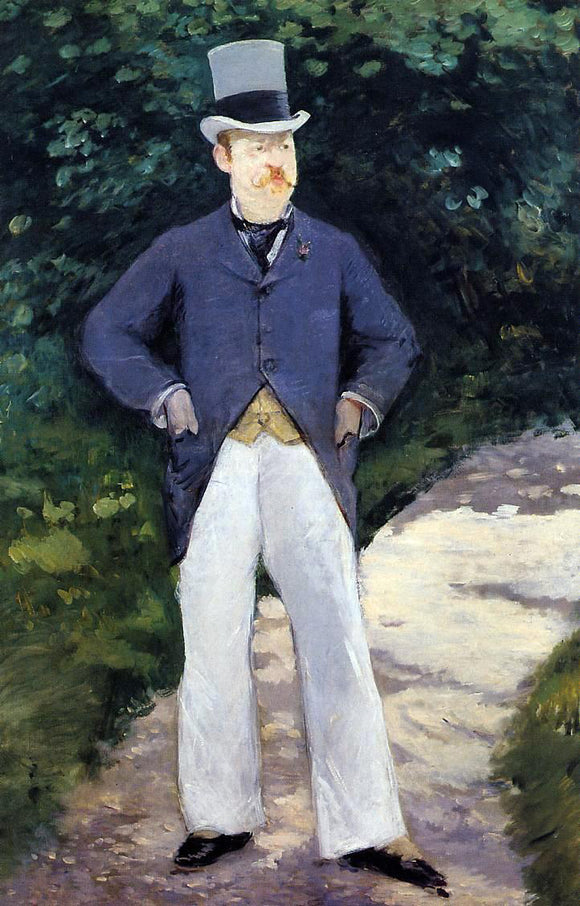  Edouard Manet Portrait of Monsieur Brun - Canvas Art Print