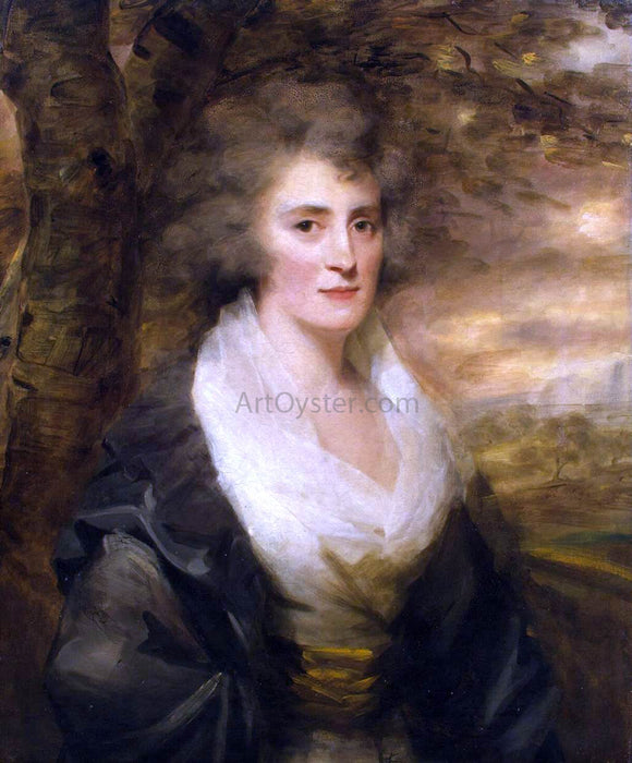  Sir Henry Raeburn Portrait of Mrs E. Bethune - Canvas Art Print