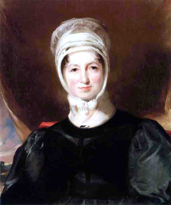  Thomas Sully Portrait of Mrs. Ebenezer Stott - Canvas Art Print