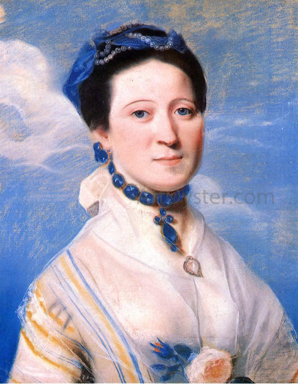  John Singleton Copley Portrait of Mrs. George Turner - Canvas Art Print