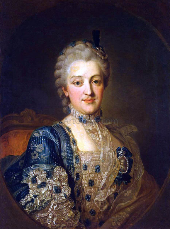  The Elder Per Krafft Portrait of Natalia Alexandrovna Repnina - Canvas Art Print