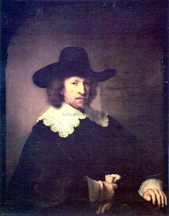  Rembrandt Van Rijn Portrait of Nicolaes van Bambeeck - Canvas Art Print