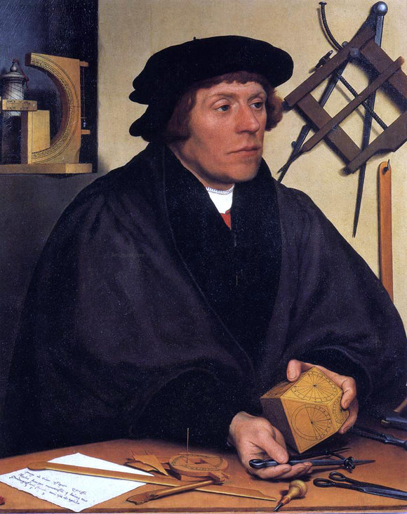  The Younger Hans Holbein Portrait of Nikolaus Kratzer - Canvas Art Print