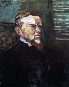 Henri De Toulouse-Lautrec Portrait of Octave Raquin - Canvas Art Print