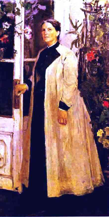  Constantin Alexeevich Korovin Portrait of Olga Orlova. - Canvas Art Print