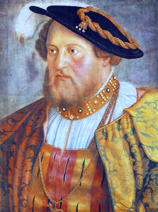  Barthel Beham Portrait of Ottheinrich, Prince of Pfalz - Canvas Art Print