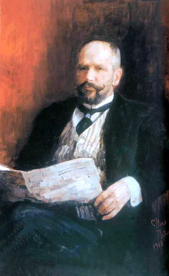  Ilia Efimovich Repin Portrait of P. A. Stolypin - Canvas Art Print