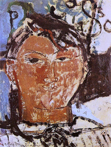 Amedeo Modigliani Portrait of Pablo Picasso - Canvas Art Print