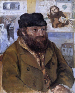  Camille Pissarro Portrait of Paul Cezanne - Canvas Art Print