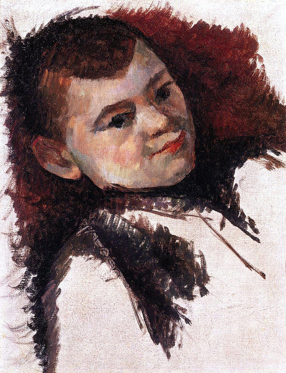  Paul Cezanne Portrait of Paul Cezanne, the Artist's Son - Canvas Art Print