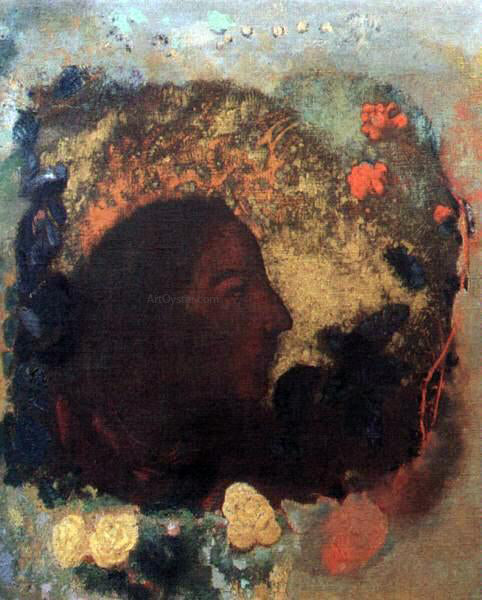  Odilon Redon Portrait of Paul Gauguin - Canvas Art Print