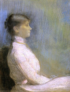  Odilon Redon Portrait of Paule Gobillard - Canvas Art Print