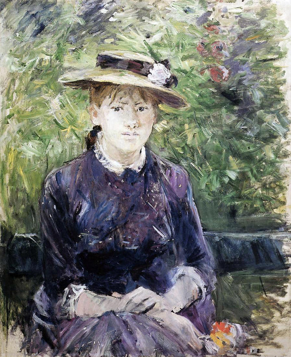  Berthe Morisot Portrait of Paule Gobillard - Canvas Art Print