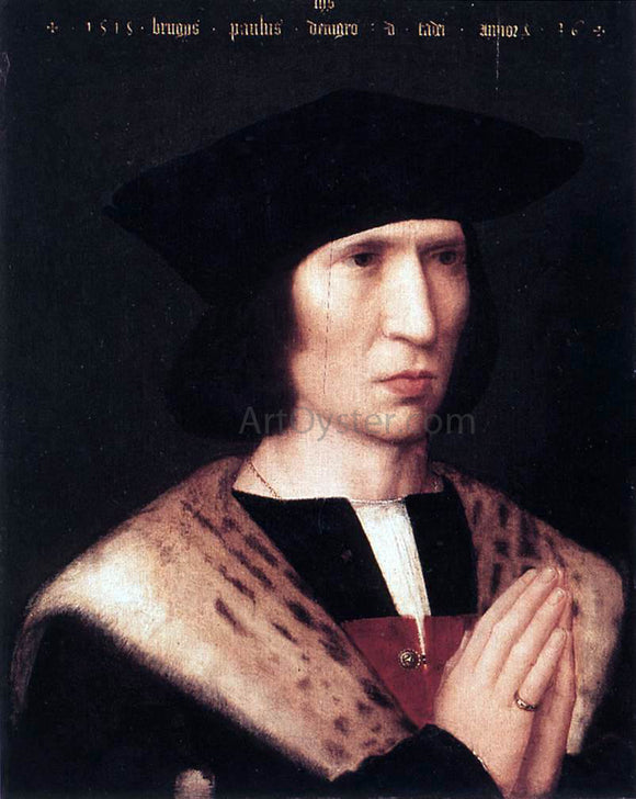  Adriaen Isenbrant Portrait of Paulus de Nigro - Canvas Art Print