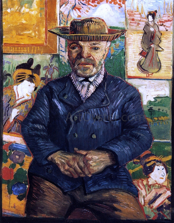  Vincent Van Gogh Portrait of Pere Tanguy - Canvas Art Print