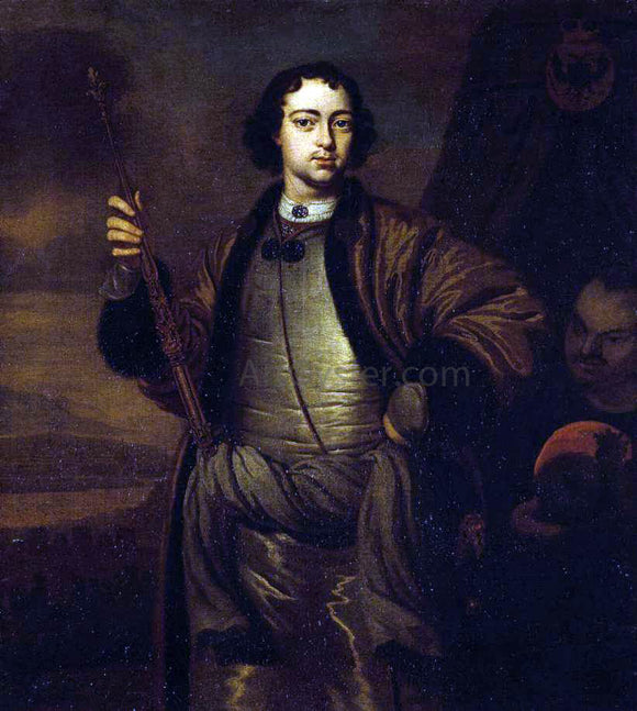  Pieter Van der Werff Portrait of Peter the Great - Canvas Art Print