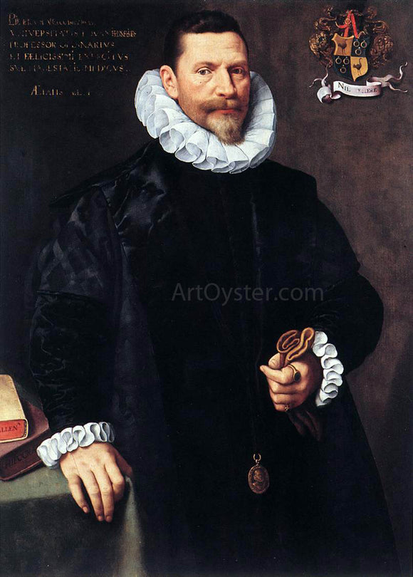  The Younger Frans Pourbus Portrait of Petrus Ricardus - Canvas Art Print