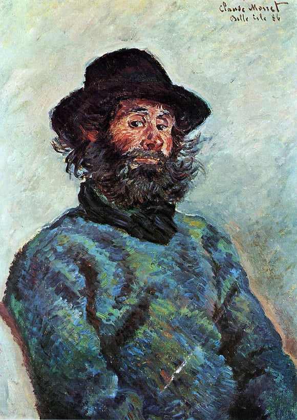  Claude Oscar Monet Portrait of Poly, fisherman at Kervillaouen - Canvas Art Print
