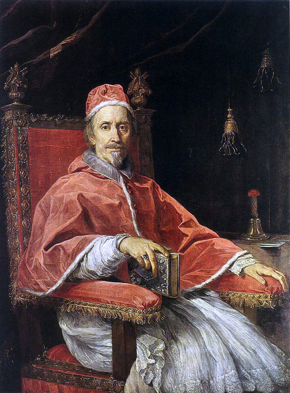  Carlo Maratti Portrait of Pope Clement IX - Canvas Art Print