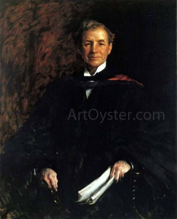  William Merritt Chase Portrait of President William Waugh Smith - Canvas Art Print