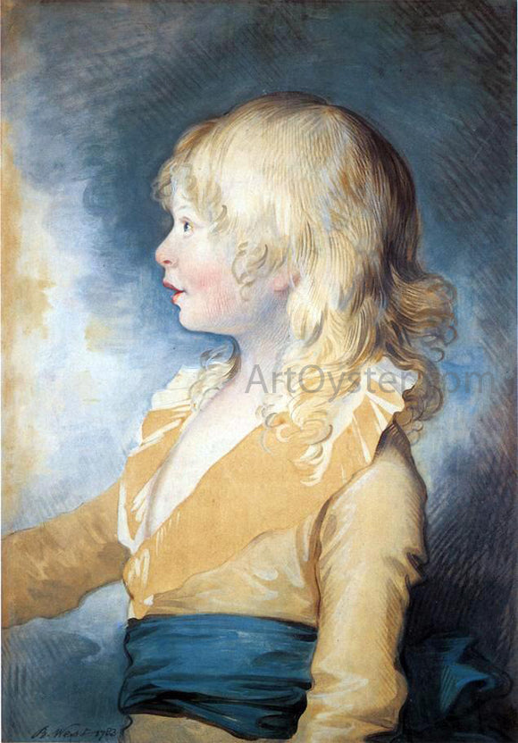  Benjamin West Portrait of Prince Octavius - Canvas Art Print