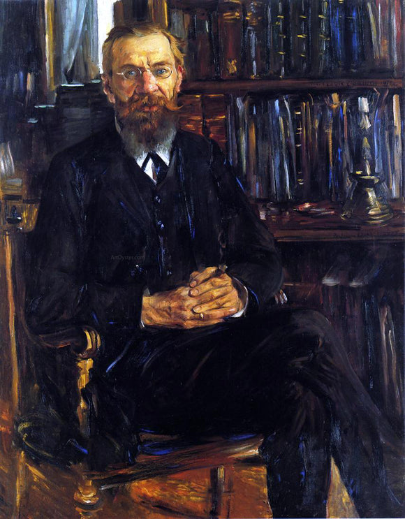  Lovis Corinth Portrait of Professor Eduard Meyer - Canvas Art Print
