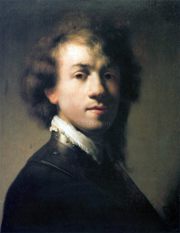  Rembrandt Van Rijn Portrait of Rembwrandt with Gorget - Canvas Art Print
