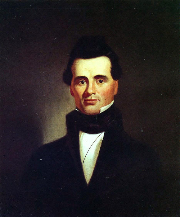  George Caleb Bingham Portrait of Reverend John Glanville - Canvas Art Print