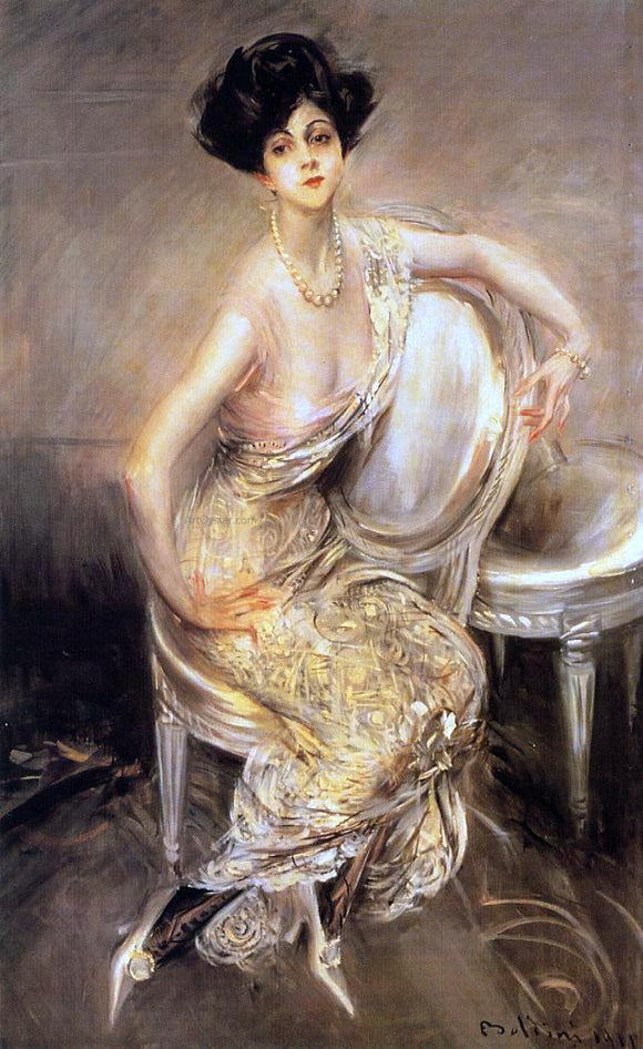  Giovanni Boldini Portrait of Rita de Acosta Lydig - Canvas Art Print