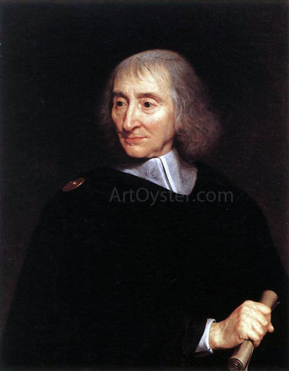  Philippe De Champaigne Portrait of Robert Arnauld d'Andilly - Canvas Art Print
