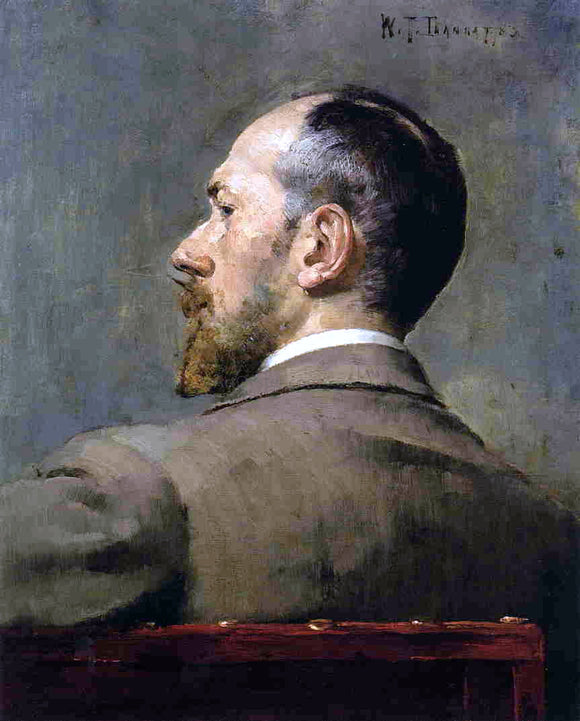  William Turner Dannat Portrait of Robert Gordon Hardie - Canvas Art Print