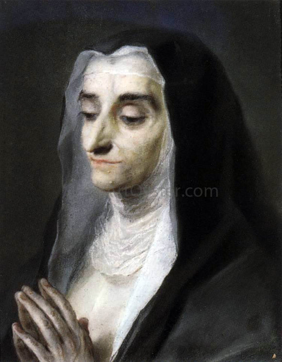  Rosalba Carriera Portrait of Sister Maria Caterina - Canvas Art Print