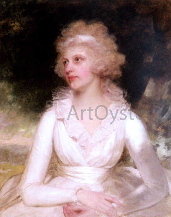  William Beechey Portrait of Sophia Anne Raymond-Barker - Canvas Art Print