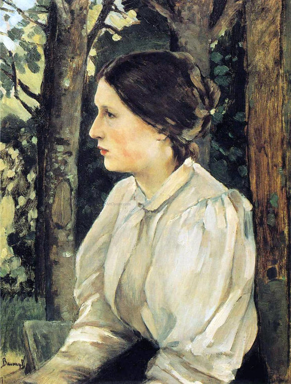  Victor Mikhail Vasnetsov Portrait of Tatyana Vasnetsova, the Artist's Daughter - Canvas Art Print