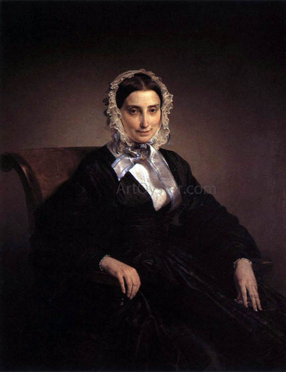  Francesco Hayez Portrait of Teresa Barri Stampa - Canvas Art Print
