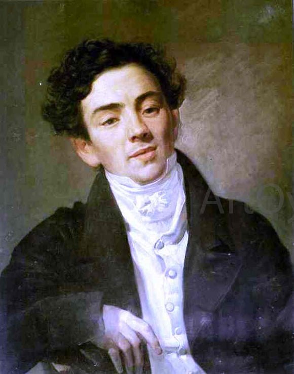  Karl Pavlovich Brulloff Portrait of the Actor A.N.Ramazanov - Canvas Art Print