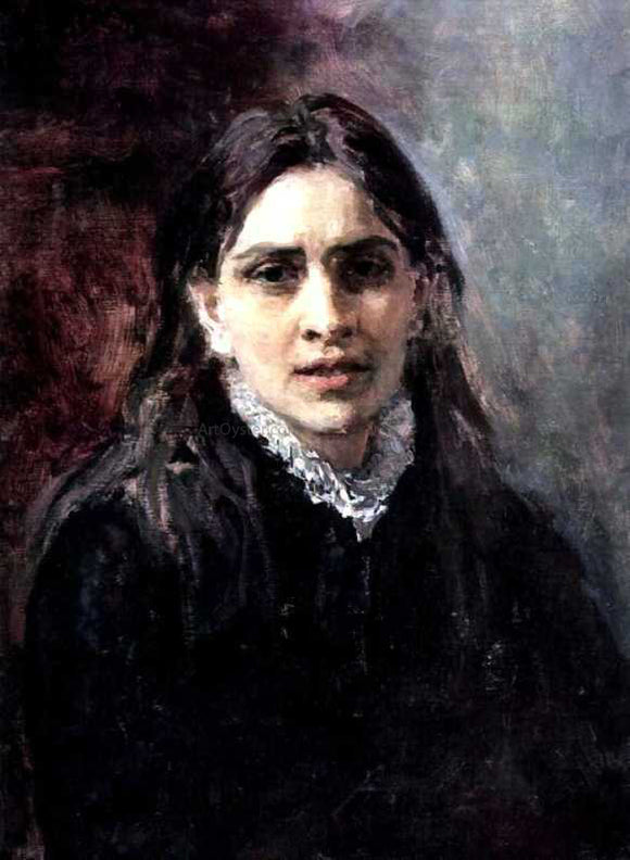  Ilia Efimovich Repin Portrait of the Actress Pelageya Strepetova - Canvas Art Print