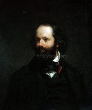  Charles Loring Elliott Portrait of the Artist - Canvas Art Print