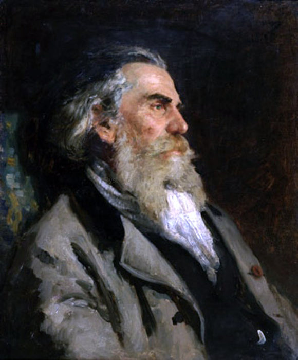  Ilia Efimovich Repin Portrait of the Artist A. P. Bogolubov - Canvas Art Print