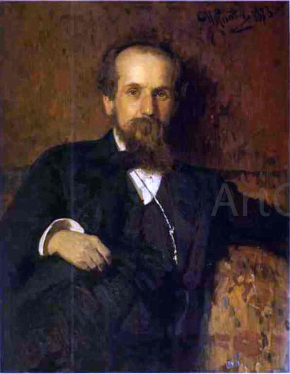  Ilia Efimovich Repin Portrait of the Artist Pavel Tchistyakov - Canvas Art Print
