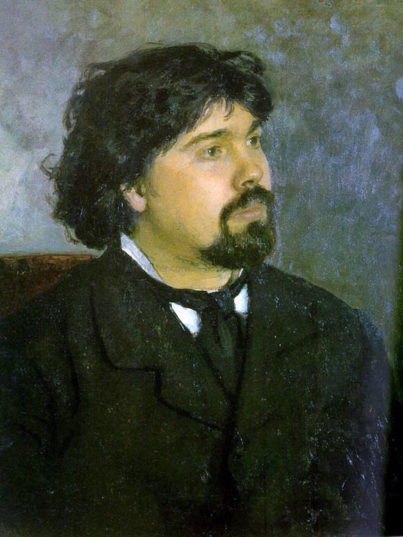  Ilia Efimovich Repin Portrait of the Artist Vasily Surikov - Canvas Art Print