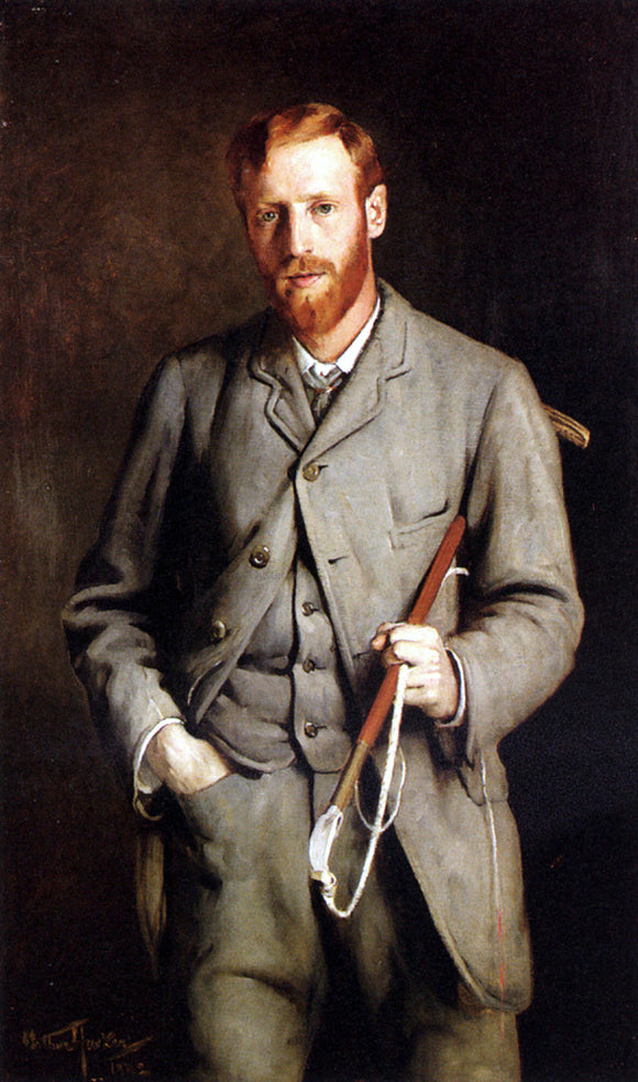  Arthur Hacker Portrait of The Artist's Brother - Canvas Art Print