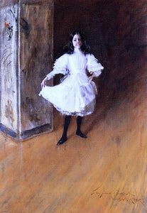  William Merritt Chase Portrait of the Artist's Daughter (Dorothy) - Canvas Art Print