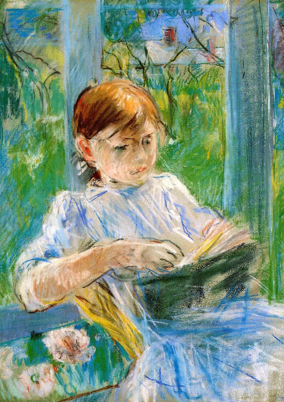 Berthe Morisot Portrait of the Artist's Daughter, Julie Manet, at Gorey - Canvas Art Print