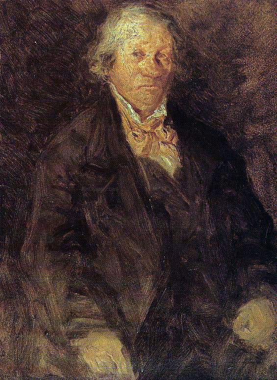  Eugene-Louis Boudin Portrait of the Artist's Father (Leonard-Sebastien Boudin) - Canvas Art Print