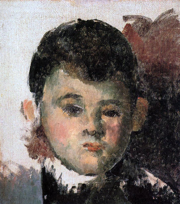  Paul Cezanne Portrait of the Artist's Son (unfinished) - Canvas Art Print