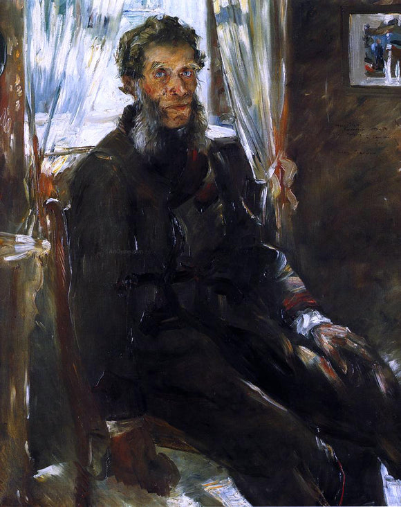  Lovis Corinth Portrait of the Artist's Uncle, Friedrich Corinth - Canvas Art Print