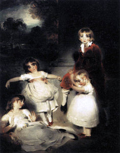  Sir Thomas Lawrence Portrait of the Children of John Angerstein - Canvas Art Print